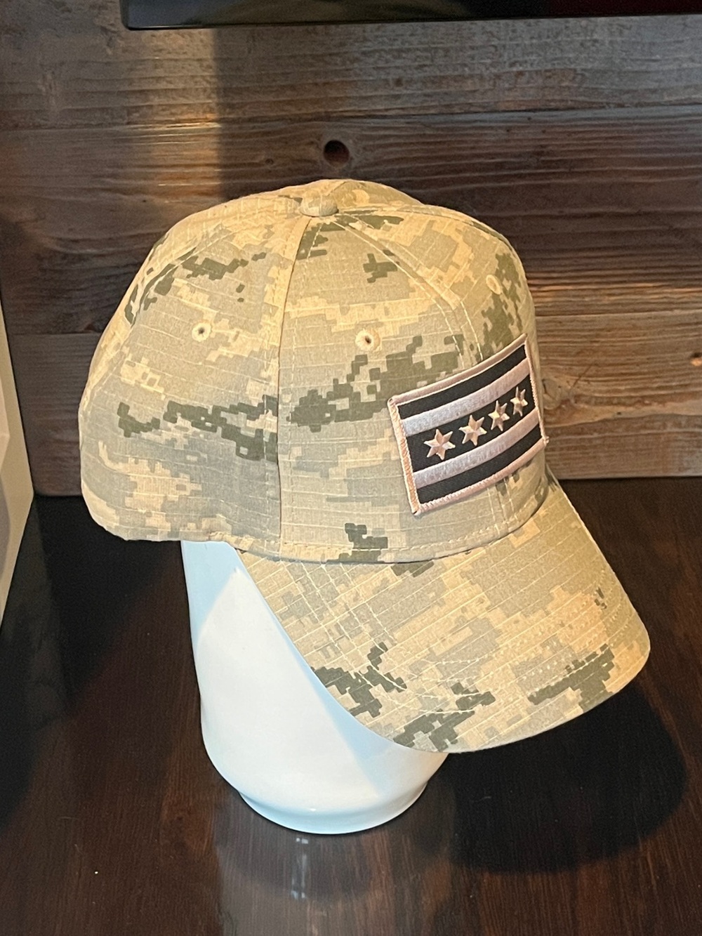 Chicago Flag Digi Camo Adjustable Hat - Picture 4 of 9